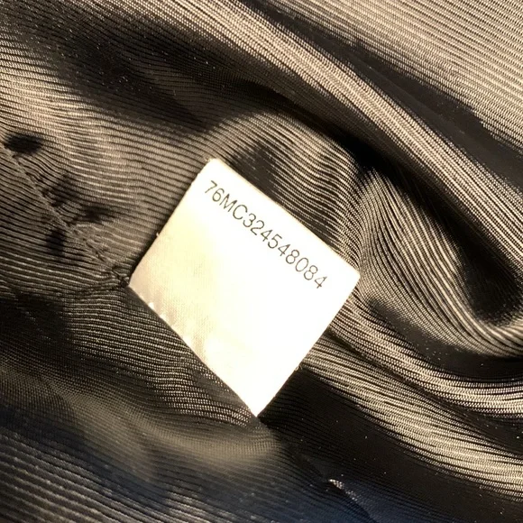 J. Lindeberg 100% Grained Black Leather Moto Jacket - Size Men M